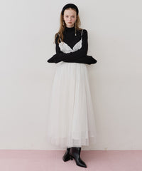 【J1U by LA BELLE ETUDE】ヘムフリルコルセットワンピース