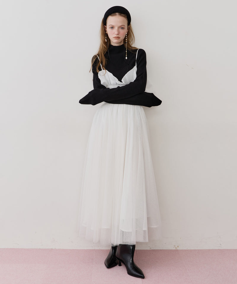 【J1U by LA BELLE ETUDE】ヘムフリルコルセットワンピース