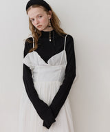 【J1U by LA BELLE ETUDE】ヘムフリルコルセットワンピース