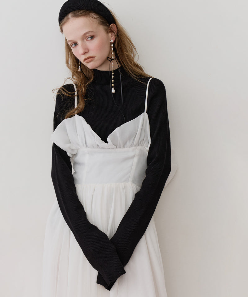 【J1U by LA BELLE ETUDE】ヘムフリルコルセットワンピース