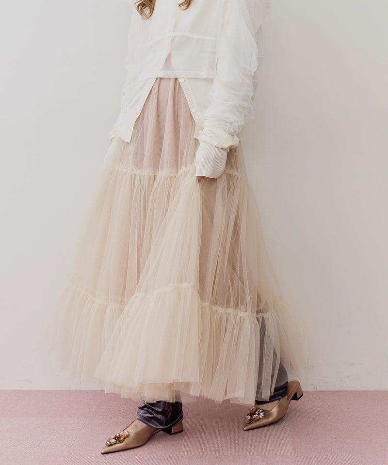 【予約開始待ち】NEW Giselle "ボリュームチュールスカート"
