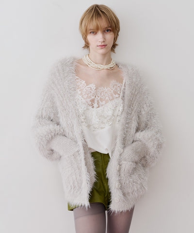 フェザーヤーンリラックス2wayカーディガン