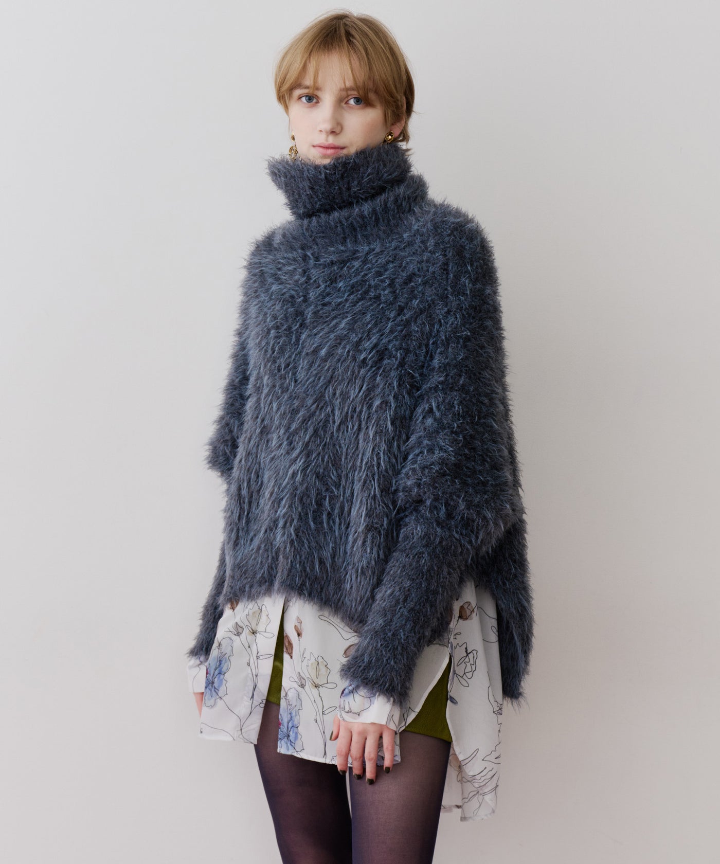 タグ付新品 JU by LA BELLE ETUDE ループモヘアフェザーニット タグ付新品 JU by LA BELLE ETUDE ループモヘアフェザーニット J1U by