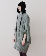 【予約】ケイブルBIGニットワンピース