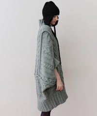 【予約】ケイブルBIGニットワンピース