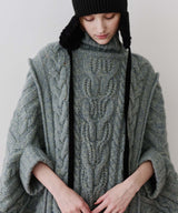 【予約】ケイブルBIGニットワンピース