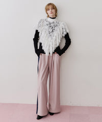 アシメサイドラインデザインパンツ