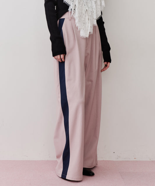 アシメサイドラインデザインパンツ