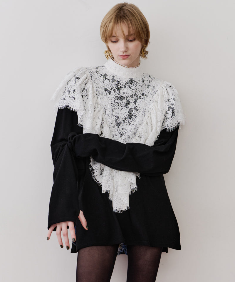 longスリーブハイネックカットソー