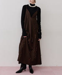 【予約】ハイネックリブ長袖ニット