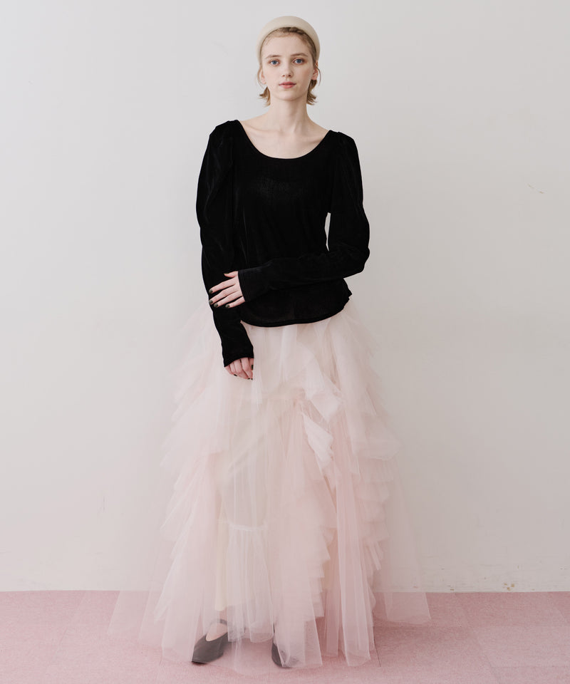 【予約】"Lily" ボリュームチュールスカート