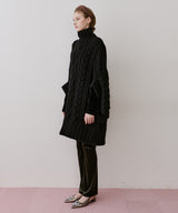 【予約】ケイブルBIGニットワンピース