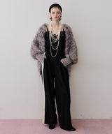 アシメサイドラインデザインパンツ