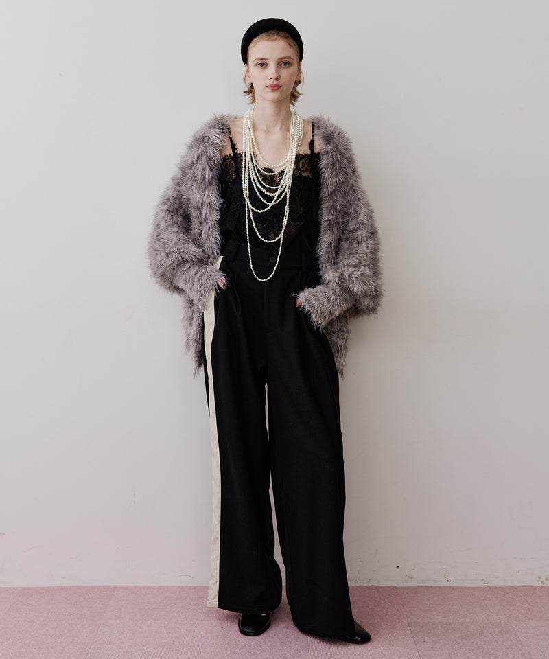 アシメサイドラインデザインパンツ