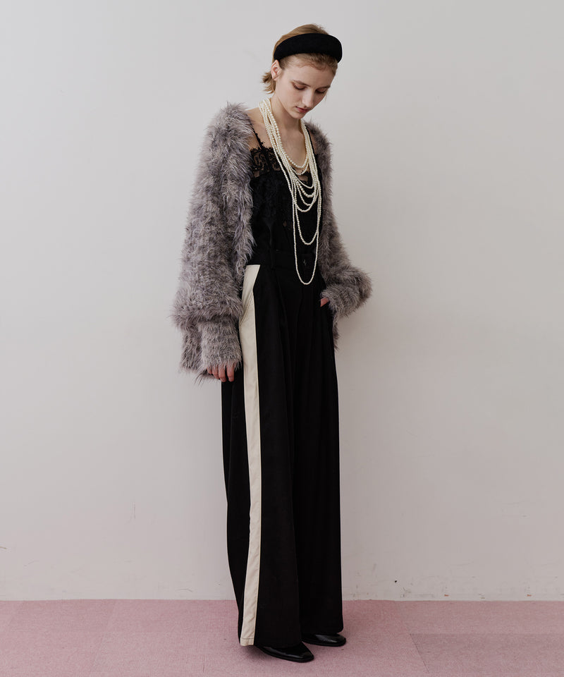 アシメサイドラインデザインパンツ