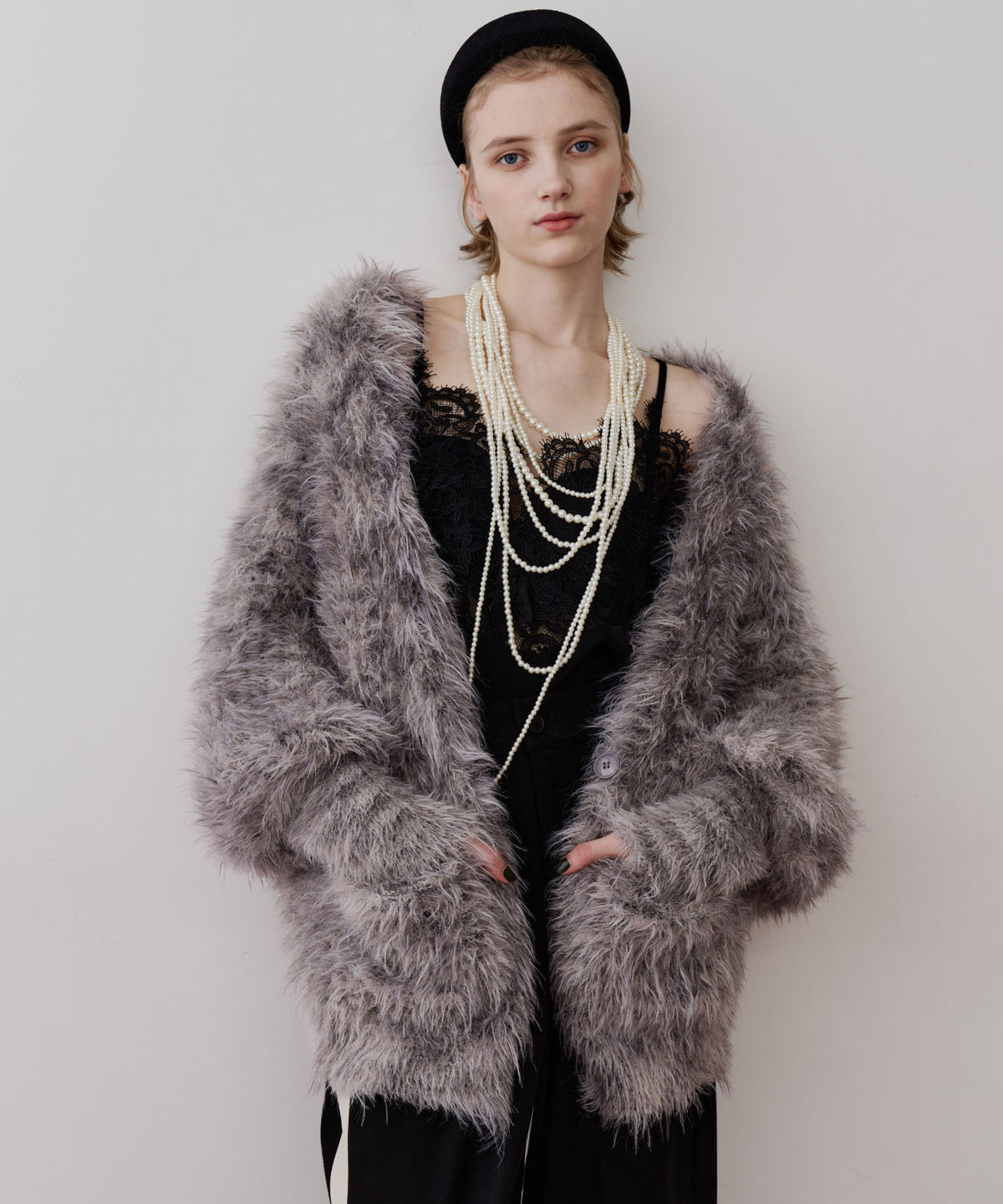 LA BELLE ETUDE 2点セット♪ T267 カシュクールニット ボリューム袖Vintage調カーディガン BelleVintage ラベルエチュード 0907(80) セールLA BELLE ETUDEBelle vintageBELLEドレスⅡ（ドレス