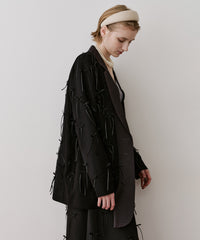 【一部カラー予約】many ribbon jacket
