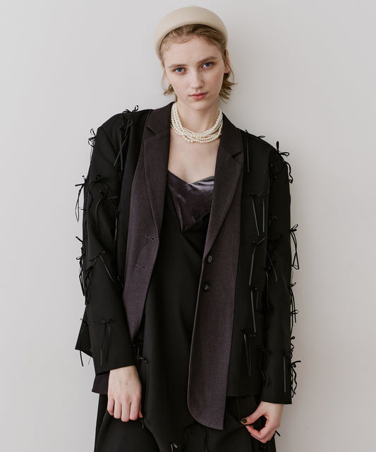 many ribbon jacket