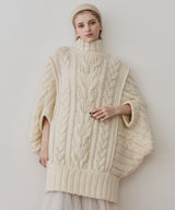 【予約】ケイブルBIGニットワンピース