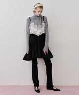 【一部カラー予約】ハイネックリブ長袖ニット