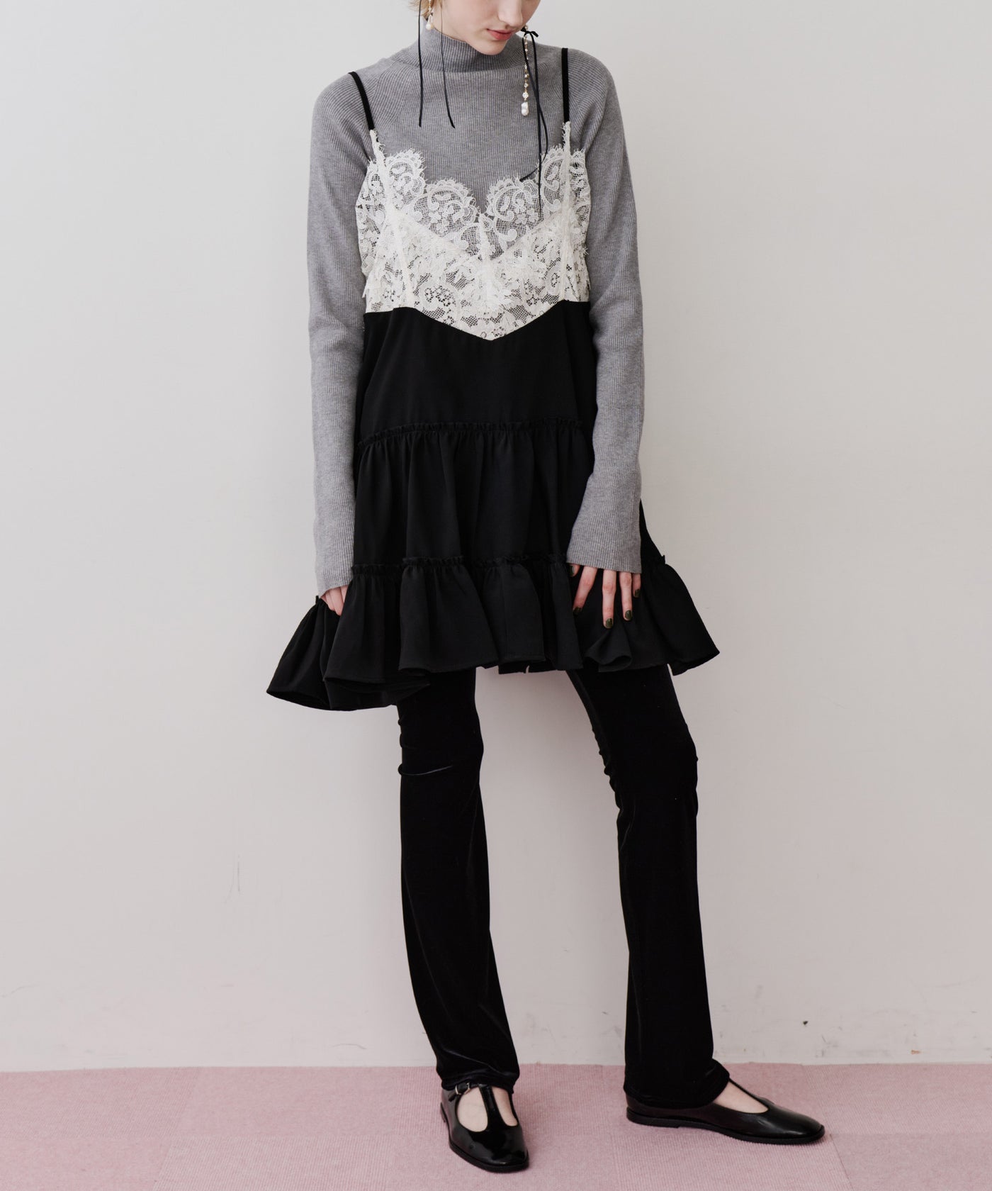 Fetico ブラック　ベロア　レギンス ベロアレギンス – LA BELLE ETUDE online store