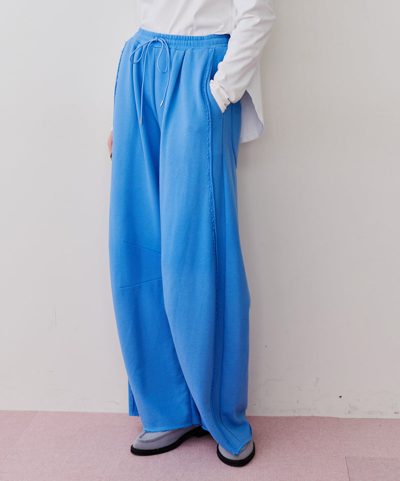 ボリュームカーブスウェットパンツ