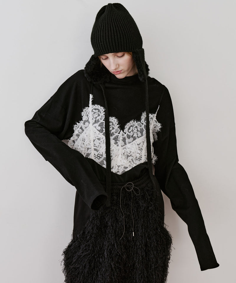 longスリーブハイネックカットソー