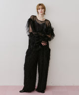 ボリュームチュールギャザーデザインTOPS