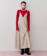 【予約】ハイネックリブ長袖ニット