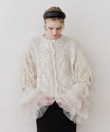 ボリュームチュールギャザーデザインTOPS