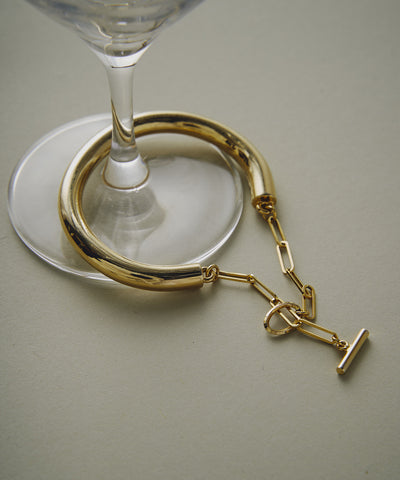 【loni】stem chain bangle