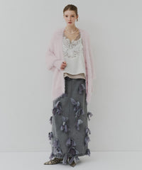 【J1U by LA BELLE ETUDE】many ribbon denim skirt