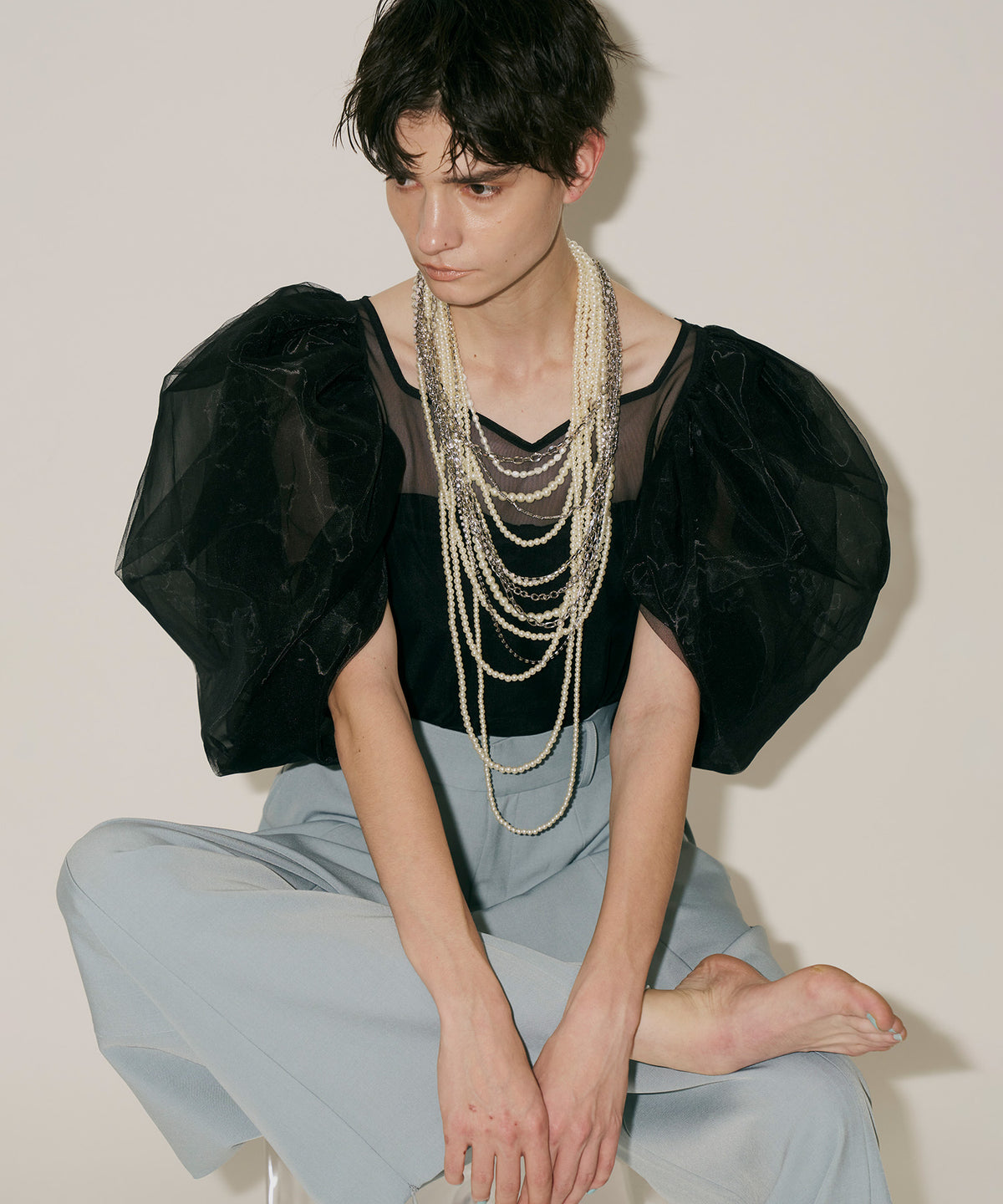 ラベルエチュード モッズコート　ブルゾン　ブラウス BLOUSE – LA BELLE ETUDE online store