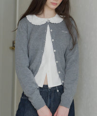 【GIUNON】round collar frill shirt / ラウンドカラーフリルシャツ