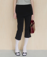 【GIUNON】layerd frill capri pants / レイヤードフリルカプリパンツ