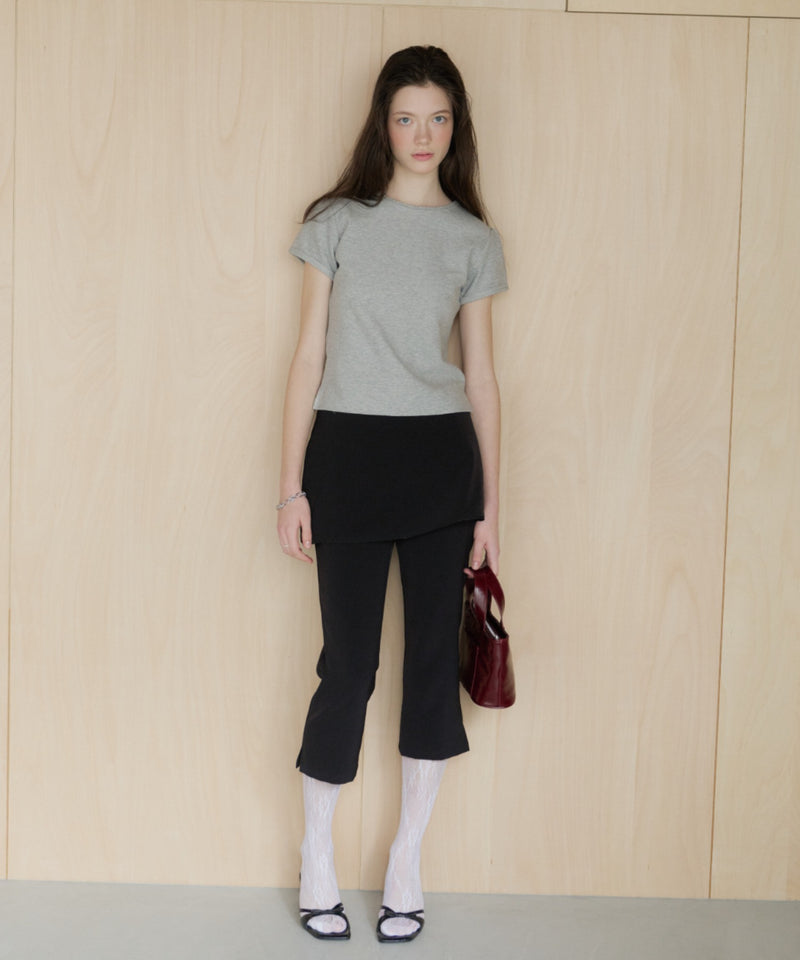 GIUNON layerd frill capri pants レイヤードフリル GIUNON】layerd frill capri pants / レイヤードフリルカプリパンツ
