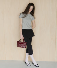 【GIUNON】layerd frill capri pants / レイヤードフリルカプリパンツ