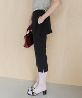 【GIUNON】layerd frill capri pants / レイヤードフリルカプリパンツ