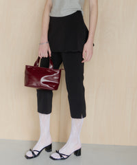【GIUNON】layerd frill capri pants / レイヤードフリルカプリパンツ