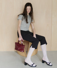 【GIUNON】layerd frill capri pants / レイヤードフリルカプリパンツ