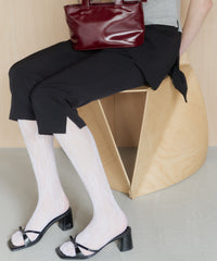 【GIUNON】layerd frill capri pants / レイヤードフリルカプリパンツ
