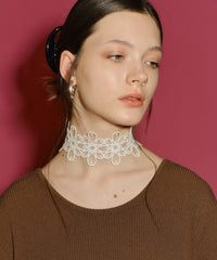 【yae】Flower lace choker / フラワーレースチョーカー