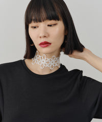 【yae】Flower lace choker / フラワーレースチョーカー