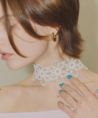 【yae】Flower lace choker / フラワーレースチョーカー