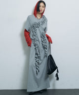 【yae】	Rose motif T-shirt dress / ローズモチーフTシャツドレス