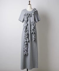【yae】	Rose motif T-shirt dress / ローズモチーフTシャツドレス
