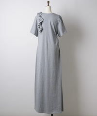 【yae】	Rose motif T-shirt dress / ローズモチーフTシャツドレス