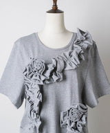 【yae】	Rose motif T-shirt dress / ローズモチーフTシャツドレス