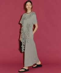 【yae】	Rose motif T-shirt dress / ローズモチーフTシャツドレス