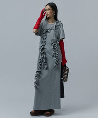 【yae】	Rose motif T-shirt dress / ローズモチーフTシャツドレス